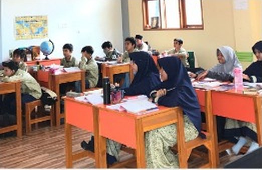Suasana belajar di kelas